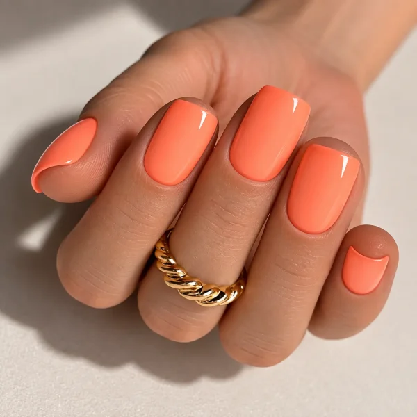 Esmalte Semipermanente Naranja Pastel H162 8g La Femme