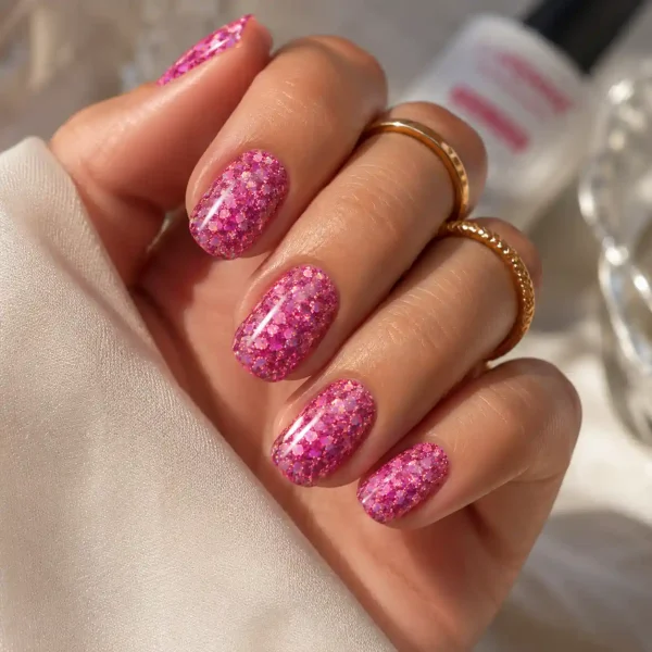 Esmalte Semipermanente Rosa Purpurina H231 8g | La Femme
