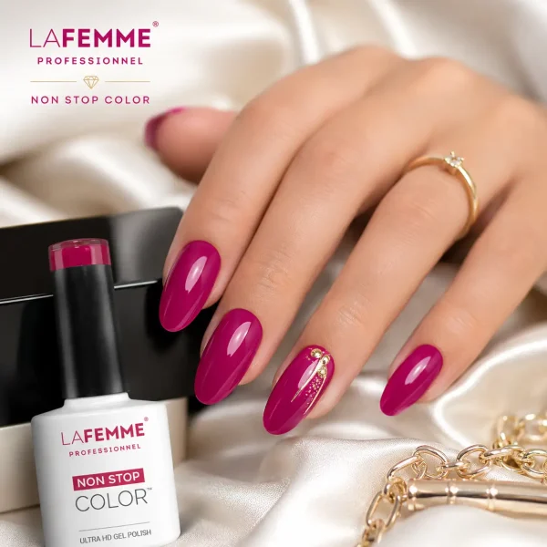 Esmalte Semipermanente Rosa Oscuro H398 8g | La Femme