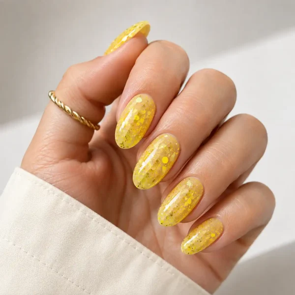 Esmalte Semipermanente Amarillo Purpurina H278 8g La Femme