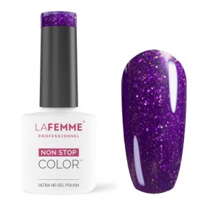 Esmalte Semipermanente Violeta Purpurina H388