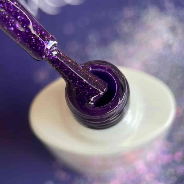 Esmalte Semipermanente Violeta Purpurina H388