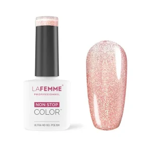 Esmalte Semipermanente Rosa Purpurina H364