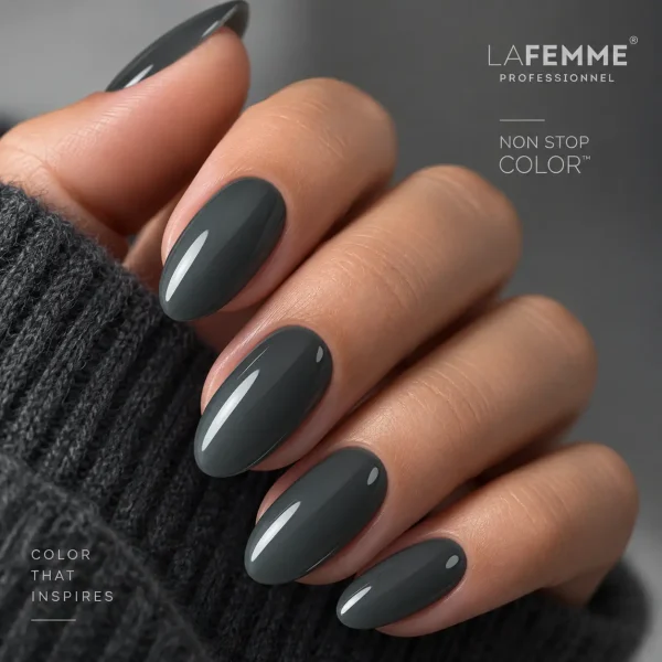 Esmalte Semipermanente Gris Oscuro H094 8g La Femme