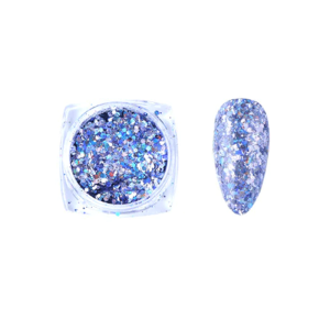 Glitter Lila Azulado