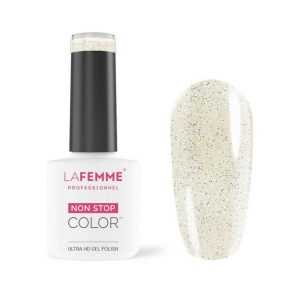 Esmalte Semipermanente Blanco Purpurina H001 8g | La Femme