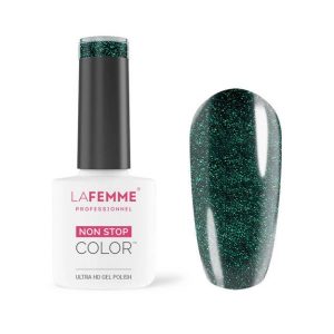 Esmalte Semipermanente Verde Purpurina H056 8g