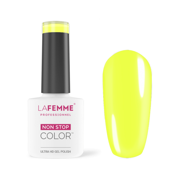 Esmalte Semipermanente Amarillo Flúor H374