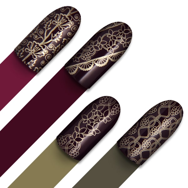 Kit Stamping Nail Art nº40