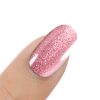 Esmalte Semipermanente rosa purpurina H299
