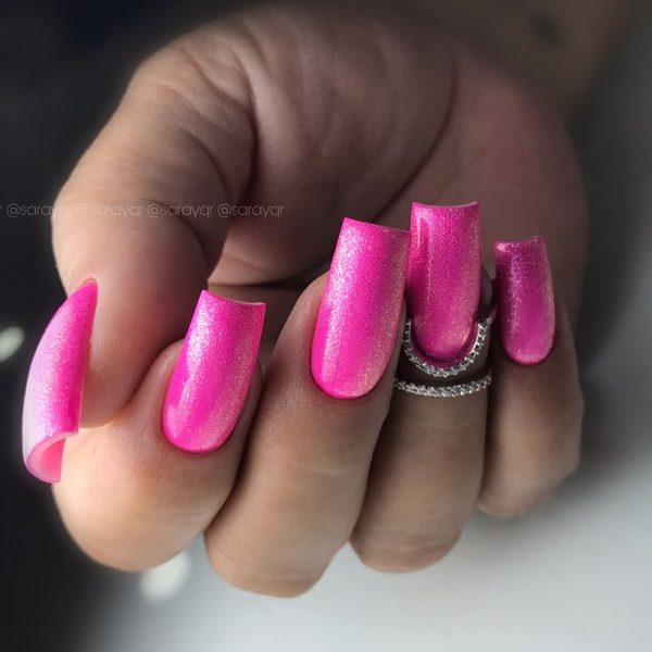 uñas Semipermanente Rosa Fluor H283 Happiness Waves