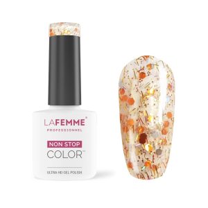 Top coat Glitter Marrón Z002