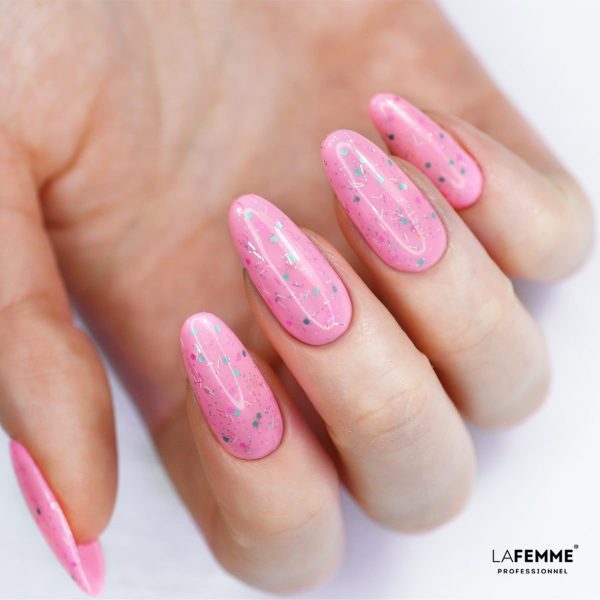 uñas Semipermanente Rosa H258