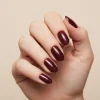 Esmalte Semipermanente Burdeos con Purpurina H411