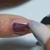 uñas Semipermanente Morado H128 Love Story