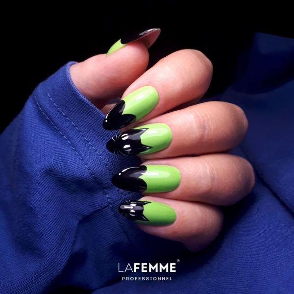 Uñas Verde Flúor