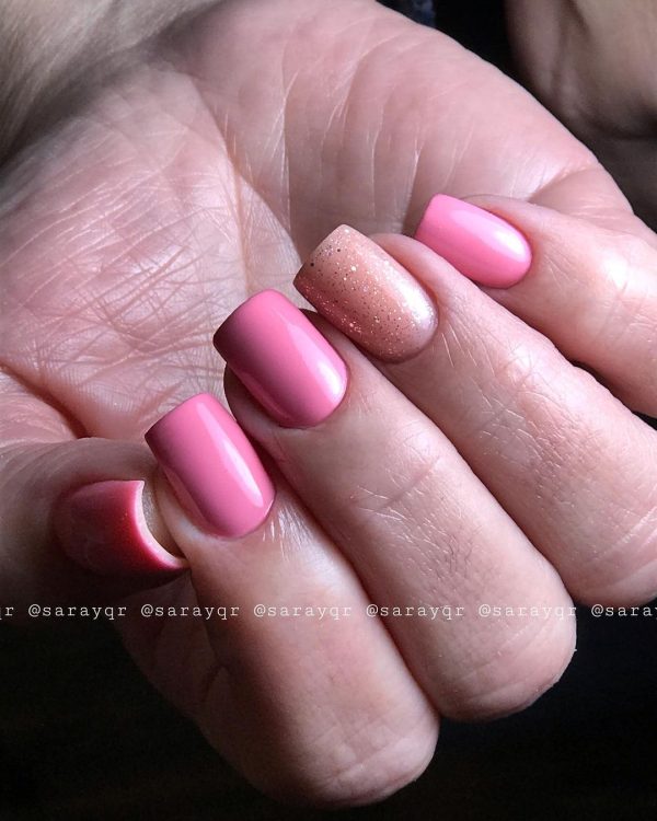 Uñas Rosa Pastel