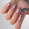 Esmalte Semipermanente Marrón Purpurina H407