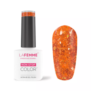 Esmalte Semipermanente Naranja Purpurina H235