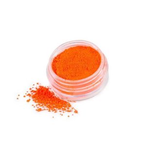 Polvo de Uñas Naranja Flúor