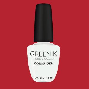 Esmalte semipermanente Greenik Rojo R010