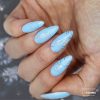 uñas decoradas azul cielo h072