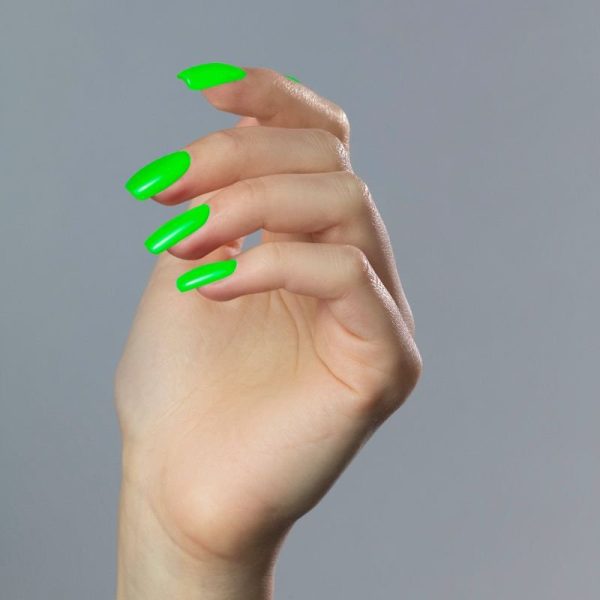 Diseño Uñas Verde Flúor