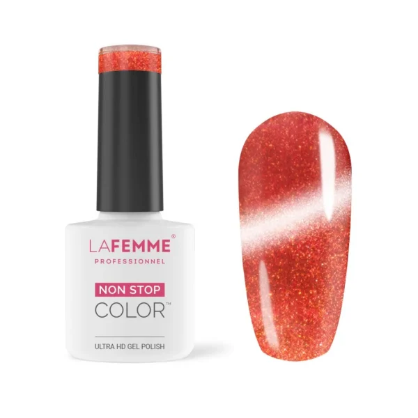 Esmalte Semipermanente Ojo de Gato Rojo  Z046 8g