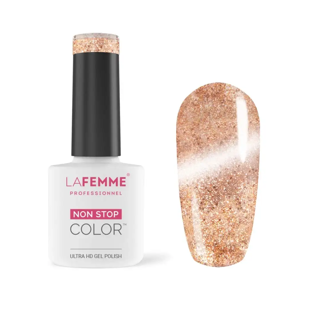 Esmalte Semipermanente Ojo de Gato Marrón  Z048