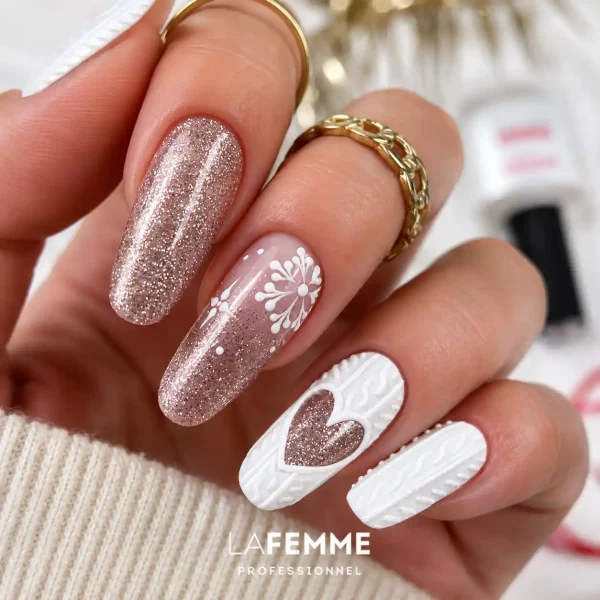 Esmalte Semipermanente Rosa Purpurina H220 8g | La Femme