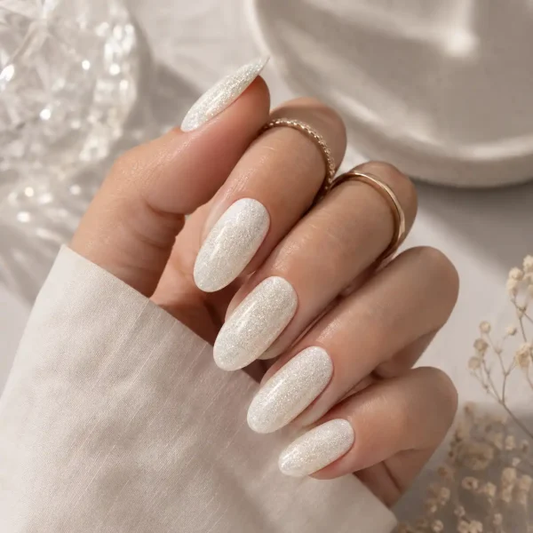 Esmalte Semipermanente Blanco Purpurina H004 8g La Femme