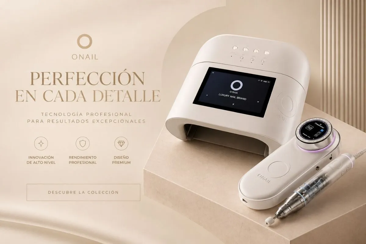 Aparatología O'nail profesional para uñas — torno y lámpara LED