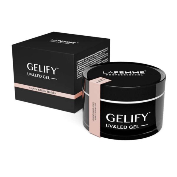 Gel de uñas Monofásico sin calor Cover Glitter Gelify
