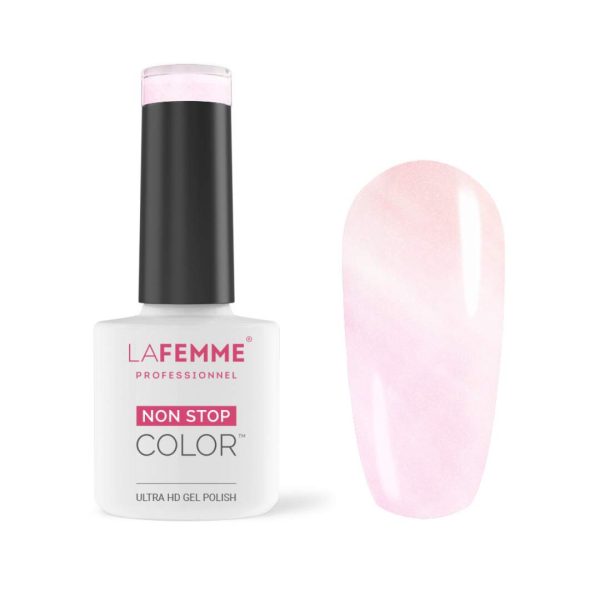 Esmalte Semipermanente Rosa Purpurina H424