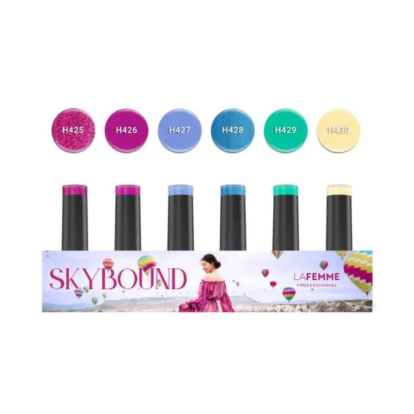 Set de Esmalte Semipermanente 5+1 Skybound