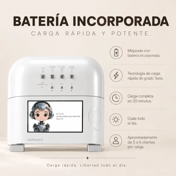 Lámpara O’Nail PRO MAX con IA Curado Inteligente