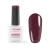Esmalte Semipermanente Burdeos con Purpurina H437
