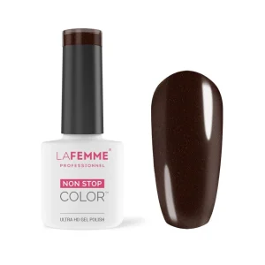 Esmalte Semipermanente Marrón con Purpurina H442 8g La Femme