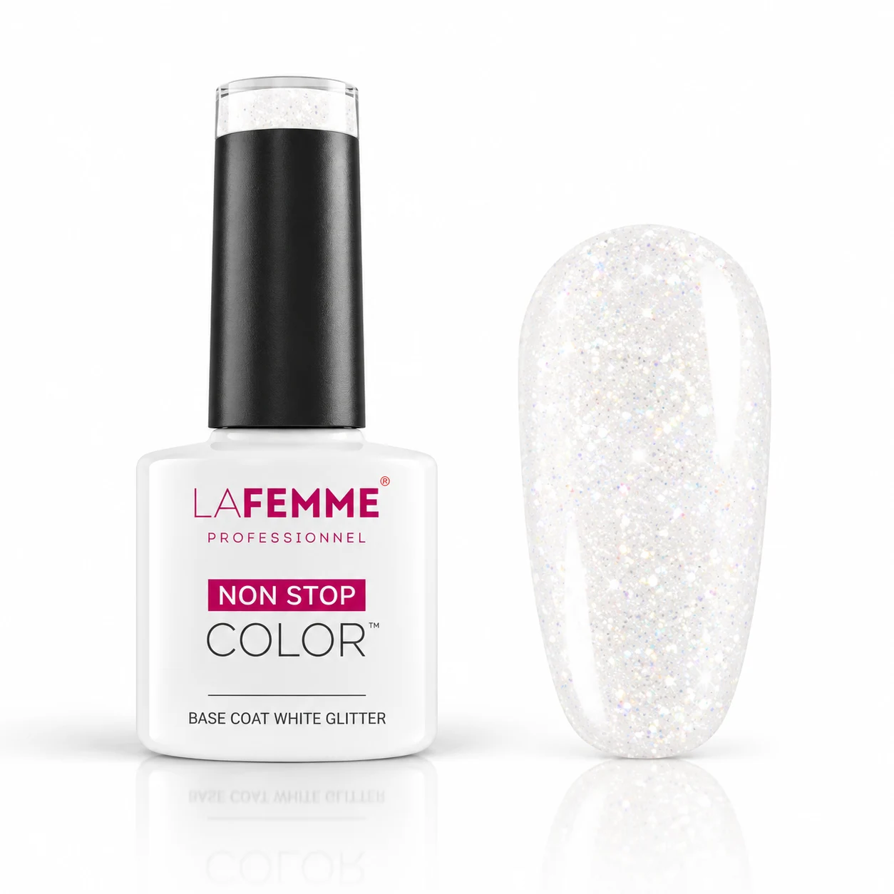 Base Coat Blanca Purpurina 8g | La Femme