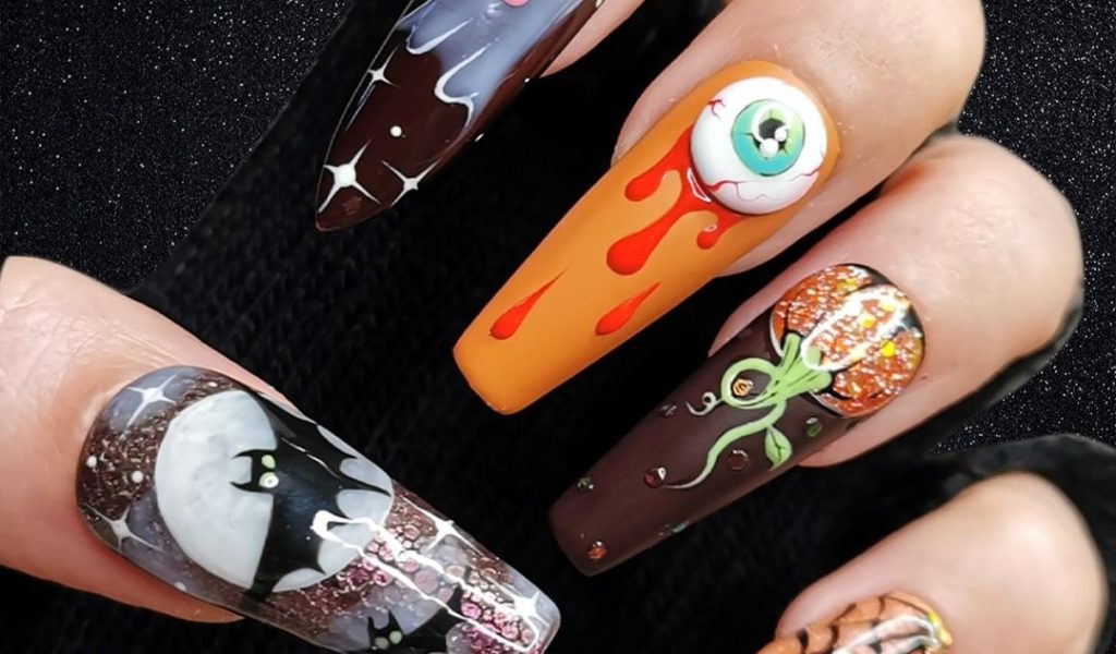 11 Ideas de Diseños de Uñas para Halloween 2023